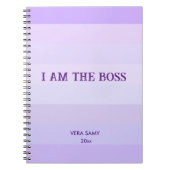 私はボススパイラルフォトノートブック ノートブック (正面)