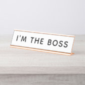 私はボスデスク名プレート デスクネームプレート (正面)