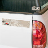 私はボストンバンパーステッカーを愛します バンパーステッカー (トラック上)