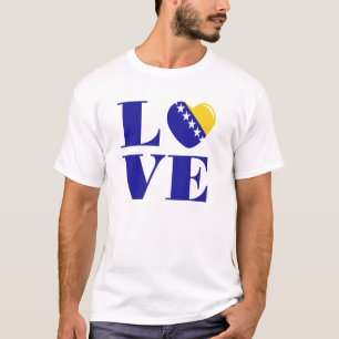 私はボスニアが大好き Tシャツ