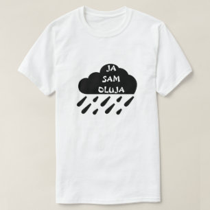 私はボスニア語で嵐だ Tシャツ