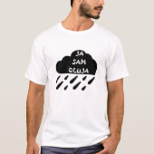 私はボスニア語で嵐だ Tシャツ (正面)