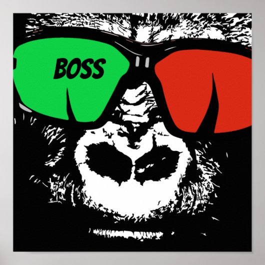 私はボスポスター。 ポスター (正面)