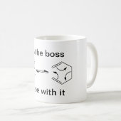私はボス…です コーヒーマグカップ (正面右)
