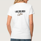 私はボス コーヒーです Tシャツ (裏面)