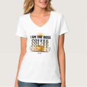 私はボス コーヒーです Tシャツ (正面)