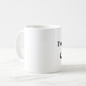 私はボス、コーヒー・マグです コーヒーマグカップ (正面左)