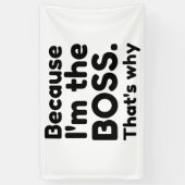 私はボス 横断幕 (縦)