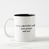 私はボス(2)です ツートーンマグカップ (左)