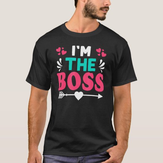 私はボス Tシャツ (正面)