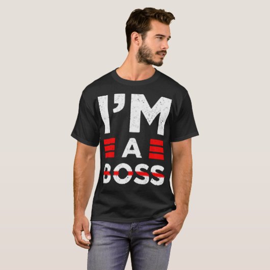 私はボス Tシャツ (正面フル)