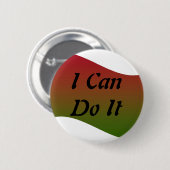 私はボタンそれをしてもいいです 缶バッジ (正面&裏面)