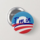 私はボタンにあります 缶バッジ (正面&裏面)