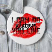 私はボタンを好むものは何でもしてもいいです 缶バッジ (インサイチュ)