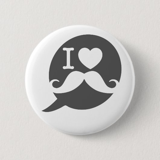 私はボタンを愛します 缶バッジ (正面)