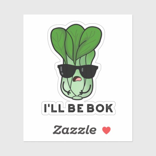 私はボックベギーおもしろい映画パンになる シール (シート)