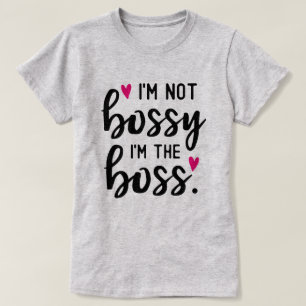 私はボッシーではない私はボス Tシャツ
