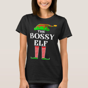 私はボッシー小妖精や小人ファミリーマッチングコスチュームChristma Tシャツ