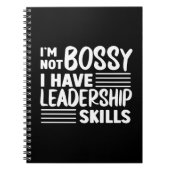 私はボッシー引用文のオフィスおもしろいではない ノートブック (正面)