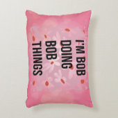 私はボブボブ物産装飾用クッション、私はボブ アクセントクッション (正面(垂直))