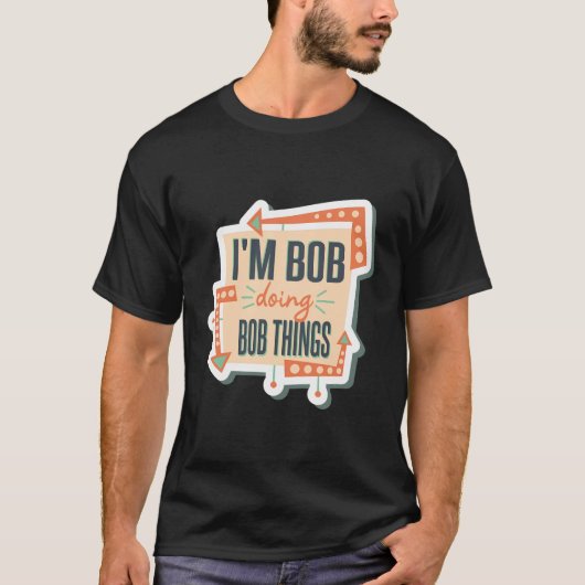 私はボブボブ Tシャツ (正面)