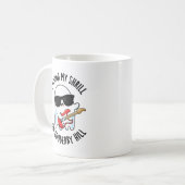 私はボベリーヒルの幽霊パンに私のシュリルを見おもしろいつけた コーヒーマグカップ (正面左)