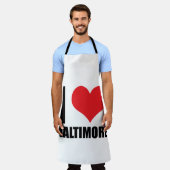 私はボルチモアが大好き エプロン (着用した状態)