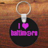 私はボルチモアが大好き キーホルダー (正面)