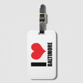 私はボルチモアが大好き ラゲッジタグ (正面縦)