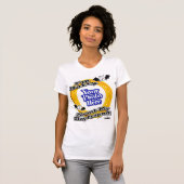 私はボーイフレンドの写真の白について過激だ Tシャツ (正面フル)