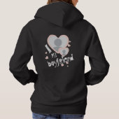 私はボーイフレンドの表と裏が可愛い パーカ (裏面)