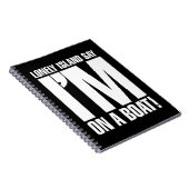 私はボートにあります ノートブック (右側)