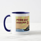 私はボートにあります マグカップ (左)