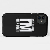 私はボートにあります Case-Mate iPhoneケース (裏面(横))