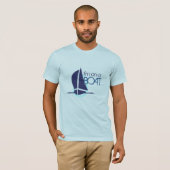 私はボートのティーにあります Tシャツ (正面フル)