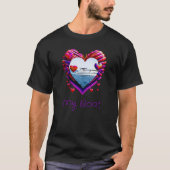 私はボートシャツが大好きだ Tシャツ (正面)