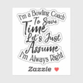 私はボーリングコーチで救すが、次のように仮定する シール (シート)