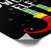 私はボーリング小妖精や小人ファミリーグループクリスマス ポスター (角)