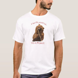 私はポイントによくはしゃぐです! Tシャツ