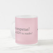 私はポケータスソイ・トゥ・マドレー フロストグラスマグカップ (正面左)