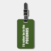 私はポコノの中にいる方がいい ラゲッジタグ (正面縦)