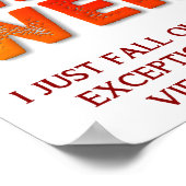 私はポスターで風変わりおもしろいはない ポスター (角)