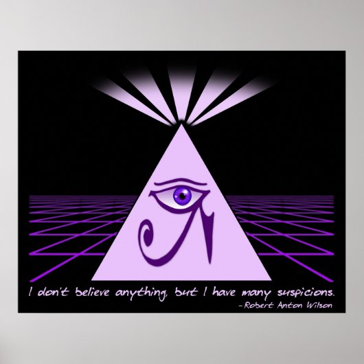 私はポスター信じは何も持たない ポスター (正面)