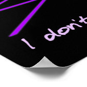 私はポスター信じは何も持たない ポスター (角)