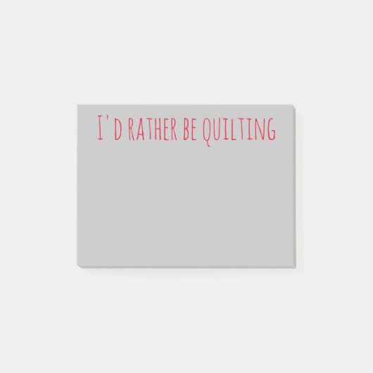 私はポストキルティングになる ポストイット (正面)