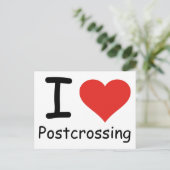 私はポストクロッシングが大好き ポストカード (スタンド正面)