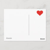 私はポストクロッシングが大好き ポストカード (裏面)