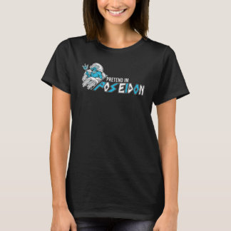 私はポセイドン海の三叉戟ギリシャ神話だと思ってください Tシャツ