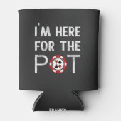 私はポットおもしろいトランプのポーカー 缶クーラー (正面)