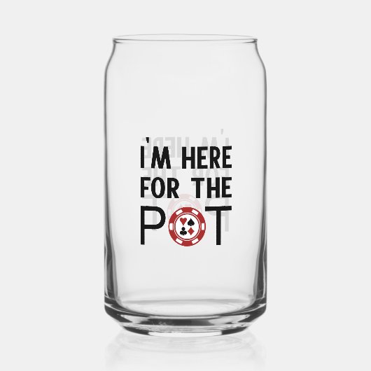 私はポットのトランプのポーカーに来たおもしろい ガラス缶 (裏面)